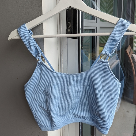 AERIE Ribbed Bralette - Size L - Picture 1 of 8